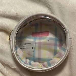 Stoney Clover Lane Pastel Plaid Round Bag